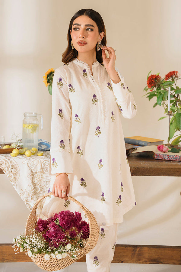 WHISPER WHITE-2PC (SHIRT & TROUSER) - CW 0012
