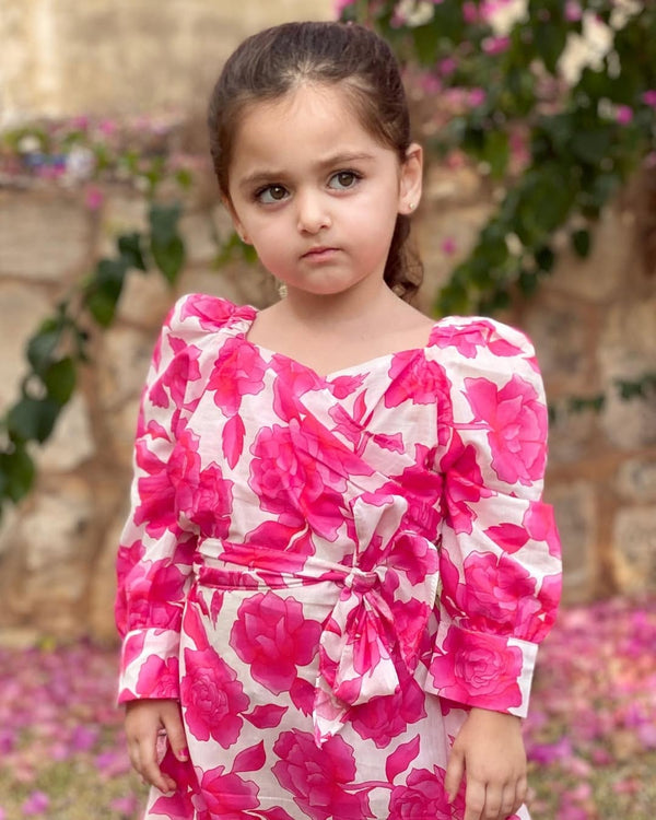 Mini Flora In Cotton Dress
